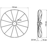  Stenska svetilka / Stropna svetilka ESKOLA 110 črna, (21348068) | Shoptok.si
