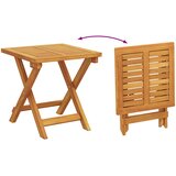  Ležaljka na kotačima sa stolom od punog drva akacije | shoptok.hr