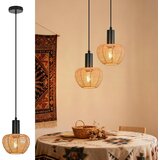 Nettlife boho viseča svetilka iz ratana z 1 lučjo E27, vintage senčnik iz pletene konopljine vrvi, za jedilnico, brez žarnice, (5000491454) Cene