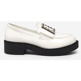 Resti Lacquered shoes with a white buckle. Fogim- Footwear | Shoptok.si