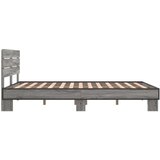  Okvir kreveta boja hrasta 140x200cm konstruirano drvo i metal | shoptok.hr