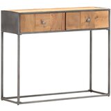 Maison Chic konzolna miza - miza ob steni 90x30x75 cm trden predelan les, (21786655) | Shoptok.si