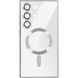 AVIZAR magsafe ohišje za samsung galaxy S24 ultra chrome, srebrna, (5000014088) | Shoptok.si