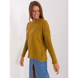 Wool Fashion Italia Sweater-AT-SW-2335-1.68P-olive Cene