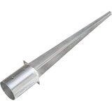  Šiljci za tlo 6 kom srebrni 10 x 76 cm od pocinčanog čelika | Eponuda.com