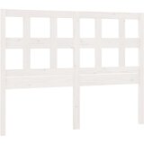 Maison Chic posteljno vzglavje - vzglavna omarica - nočna omarica belo 145,5x4x100 cm trdna borovina, (21706055) Cene