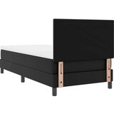 vidaXL Krevet s box springom s madracem crni jednostruki od umjetne kože | shoptok.hr