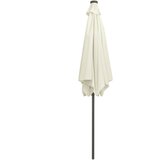  Vrtni suncobran LED s aluminijskim stupom 300 cm pijesak bijeli | shoptok.hr