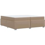  Konstrukcija postelje z vzmetnico Kapučino 200 x 200 cm blago, (5000128284) | Shoptok.si