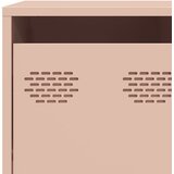  Komoda ružičasta 135x39x73,5 cm hladno valjani čelik | shoptok.hr