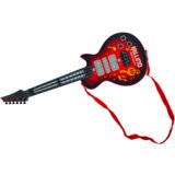 Electric Guitar Star Strings Coloured Diodes Red | shoptok.hr