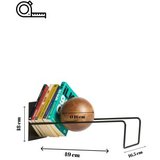 Hanah home Držač za knjige Toke Black | Eponuda.com