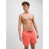 Jack & Jones Muški kupaći Swim Solid Akm Sn, Crveni | ePonuda.com