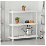 vidaXL Jedinca za police 3 razina 100 x 40 x 96 cm PP Bijela - Bijela 3 razine | shoptok.hr