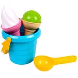 Set za sladoled od pijeska - plava kanta, žlica 5736  Set za sladoled od pijeska - plava kanta, žlica 5736 Slike