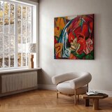  Slika - Franz Marc – The waterfall (Women under a waterfall) 80x80 Na talijanskom platnu | shoptok.hr
