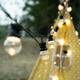  LED solarna svetlobna veriga (Za zunanjo uporabo, 12,5 m, Toplo bela) Cene