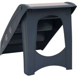 vidaXL Zložljive stopnice za pse 4-delne temno sive, (20766547) | Shoptok.si