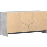 TV ormarić s LED svjetlima boja betona 100x34x50 cm drveni | Eponuda.com