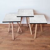 Hanah home 3Shp68 - White WhiteGrey Nesting Table (3 Pieces) | ePonuda.com