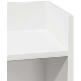 vidaXL Stranska mizica s polico črna 25,5x27x60 cm | Shoptok.si