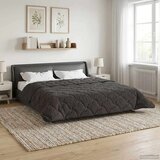  Zimska pokrivača Antracit 240 x 260 cm Mikrofibra i teddy flis | shoptok.hr