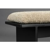 Dutchbone Bež klop iz tkanine bouclé Shiho – | Shoptok.si