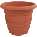  Saksije za biljke 24 pcs Crvena cigla Ø 26 x 21.5 cm Plastika | shoptok.hr
