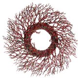  Coroană de Crăciun Grana Crvena Plastika 50 x 10 x 50 cm (2 kom.) | shoptok.hr