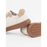 Sergio Leone White and beige women's leather sneakers | Shoptok.si