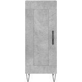  Visoka komoda siva betona 34,5x34x180 cm od konstruiranog drva | shoptok.hr