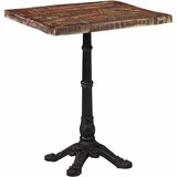 Bistro stolić 60 x 60 x 76 cm od masivnog obnovljenog drva | Eponuda.ba