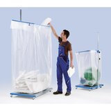eurokraft pro Velik zbiralnik surovin, jeklo, za prostornino 200 - 300 l, 1-delna izvedba | Shoptok.si