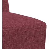  Modularna sofa bez naslona za ruke, vino crvena, 55 cm, tkanina | shoptok.hr