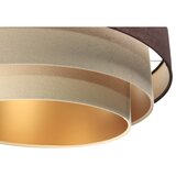  Luster na sajli TRINITI 1xE27/60W/230V smeđi/bež/zlatni | Eponuda.com