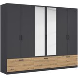Boxxx OMARA ZA OBLAČILA, siva, hrast artisan Slike