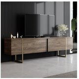 Hanah home Luxe - Walnut, Gold TV omarica, (20785599) | Shoptok.si