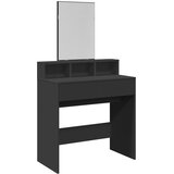  Toaletni stolić s ogledalom crni 80 x 41 x 144,5 cm | Eponuda.com