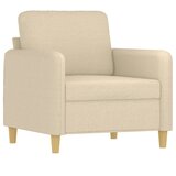  4-dijelni set sofa s jastucima krem od tkanine | shoptok.hr