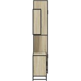  3-dijelni set kupaonskog namještaja boja hrasta sonome drveni | shoptok.hr