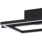 Eglo stropna lampa amandolo crna-bijela led 17W 1900LM rgb s daljinskim 40 x 20 cm | shoptok.hr