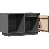 TV ormarić sivi 74 x 35 x 44 cm od masivne borovine | Eponuda.com