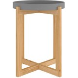  Stolić za kavu sivi 41x41x48,5 cm konstruirano drvo i borovina | shoptok.hr