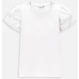 Coccodrillo Otroška kratka majica bela barva