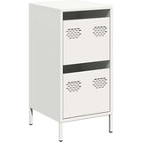 vidaXL Komoda bijela 35x39x73,5 cm od hladno valjanog čelika | shoptok.hr