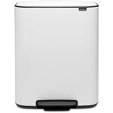 Brabantia Bijela željezna kanta za smeće za odvojeni otpad/s pedalom 60 l Bo – | shoptok.hr