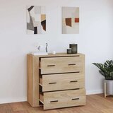  Komoda sonoma hrast 80x33x70 cm inženirski les, (20653995) | Shoptok.si