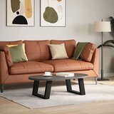  Noge za klubsko mizico v obliki črke U, 2 kosa, črne, 40 x (30-31) cm, jeklo, (22123956) | Shoptok.si