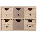 Bloomingville Mini Drveni organizator za dječje igračke u prirodnoj boji 27x8x18 cm Calle – | shoptok.hr