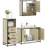 vidaXL 3-dijelni set kupaonskog namještaja boja hrasta sonome drveni | shoptok.hr